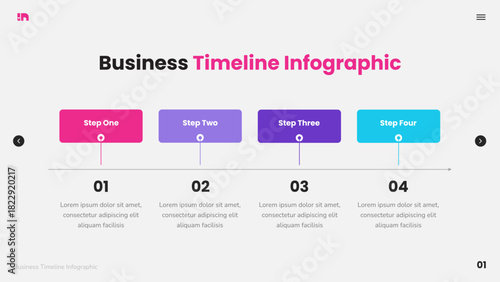Business Timeline Infographic