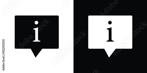 Info icon Isolated. icon for logo, graphic design and more.