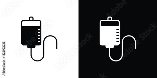 IV bag icon Isolated. icon for logo, graphic design and more.