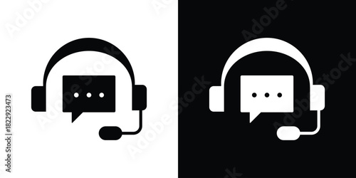 Live chat icon Isolated. icon for logo, graphic design and more.