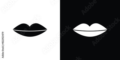 Lips icon Isolated. icon for logo, graphic design and more.