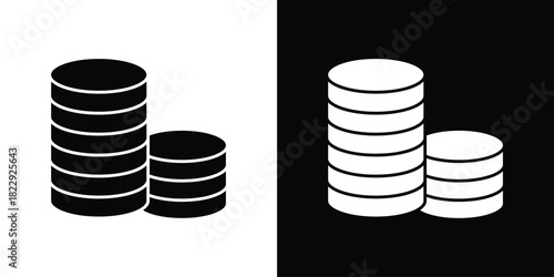 Money coin icon Isolated. icon for logo, graphic design and more.