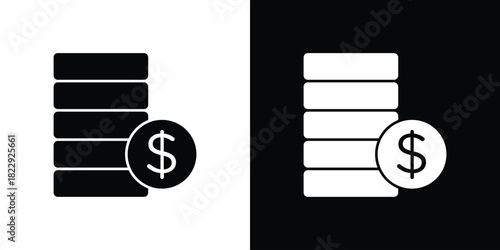 Money icon Isolated. icon for logo, graphic design and more.