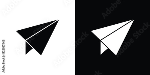 Paper plane icon Isolated. icon for logo, graphic design and more.