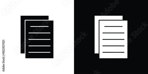 papers icon Isolated. icon for logo, graphic design and more.