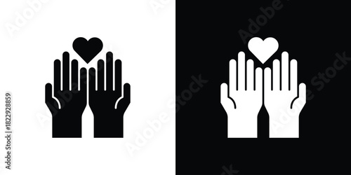 Philanthropy icon Isolated. icon for logo, graphic design and more.