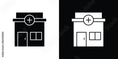 Pharmacy icon Isolated. icon for logo, graphic design and more.
