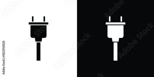 Plug adapter icon Isolated. icon for logo, graphic design and more.