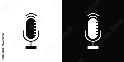 Podcast icon Isolated. icon for logo, graphic design and more.