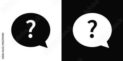 Question mark icon Isolated. icon for logo, graphic design and more.