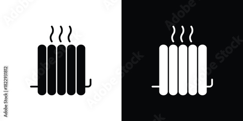 Radiator icon Isolated. icon for logo, graphic design and more.