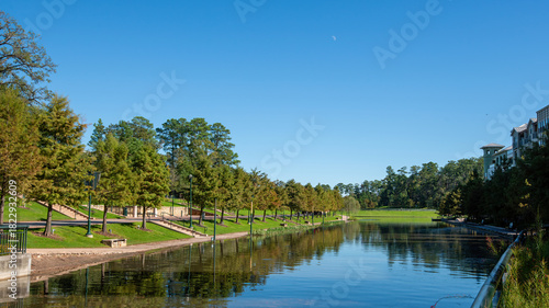 The Waterway and the surrounding area in The Woodlands, Texas