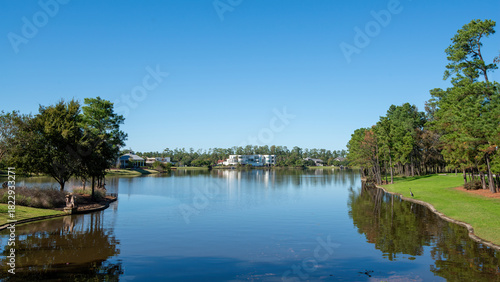 The Waterway and the surrounding area in The Woodlands, Texas