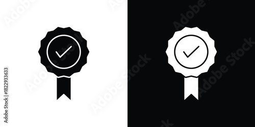 Rosette icon Isolated. icon for logo, graphic design and more.