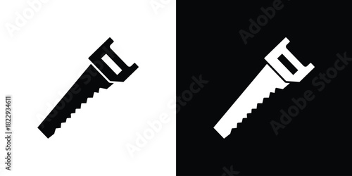 Saw icon Isolated. icon for logo, graphic design and more.