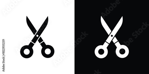 Scissors icon Isolated. icon for logo, graphic design and more.
