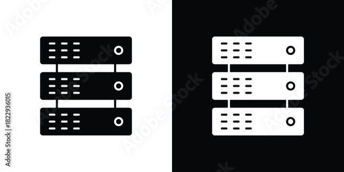 Server icon Isolated. icon for logo, graphic design and more.
