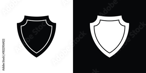 Shield icon Isolated. icon for logo, graphic design and more.