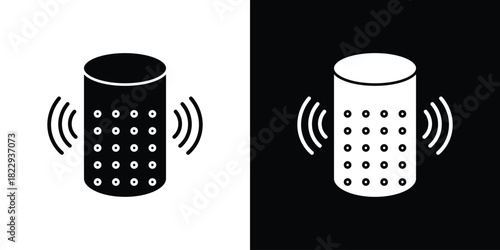 Smart speaker icon Isolated. icon for logo, graphic design and more.