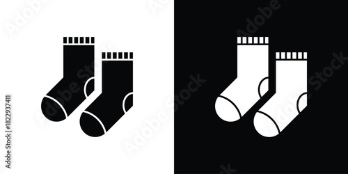 Socks icon Isolated. icon for logo, graphic design and more.