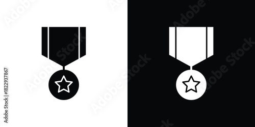 Sports medal icon Isolated. icon for logo, graphic design and more.