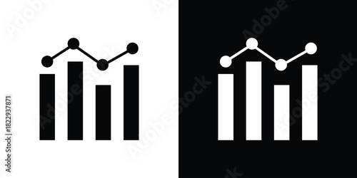Statistics icon Isolated. icon for logo, graphic design and more.