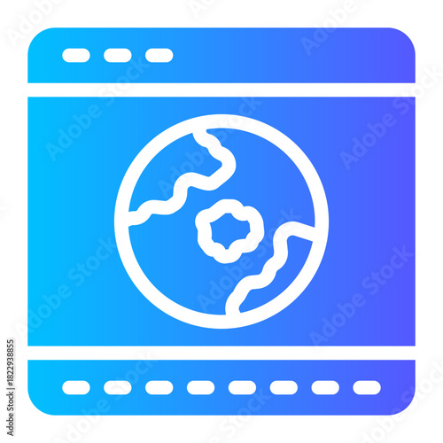browser gradient icon