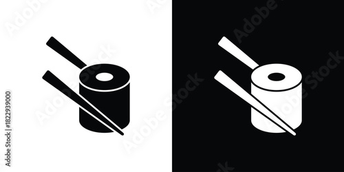 Sushi icon Isolated. icon for logo, graphic design and more.
