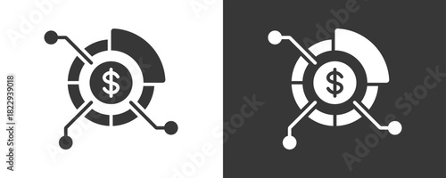 Fund Icon Set Vector Collection Isolated In Black And White