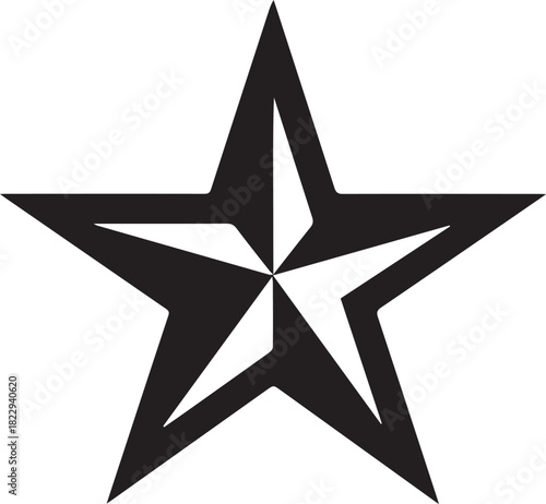 star geometric emblem logo design vector for branding and identity