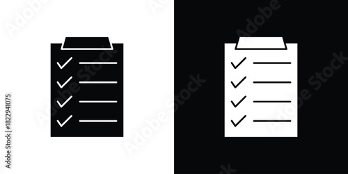 Todo list icon Isolated. icon for logo, graphic design and more.
