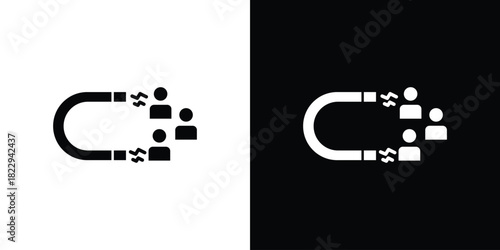 User engagement icon Isolated. icon for logo, graphic design and more.