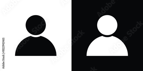 User icon Isolated. icon for logo, graphic design and more.