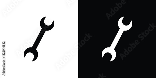 Wrench icon Isolated. icon for logo, graphic design and more.