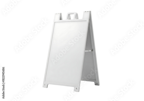 White A Frame Signage Board with Handle aframe