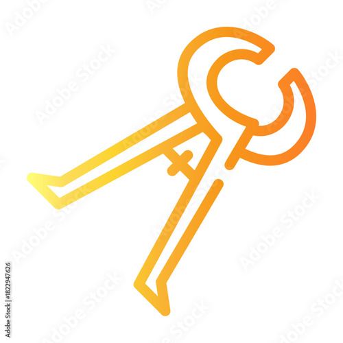 prune Line Gradient Icon