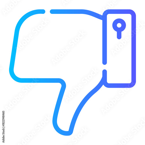 dislike gradient icon