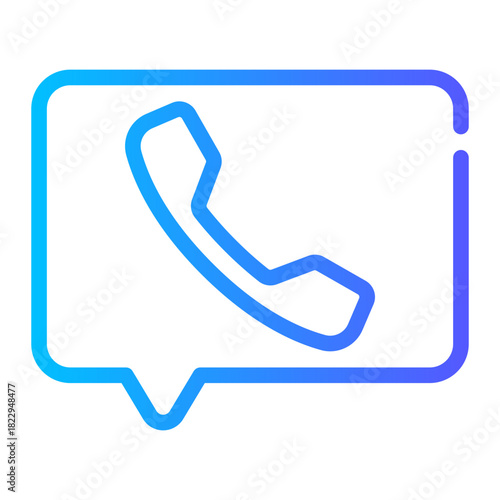 communications gradient icon