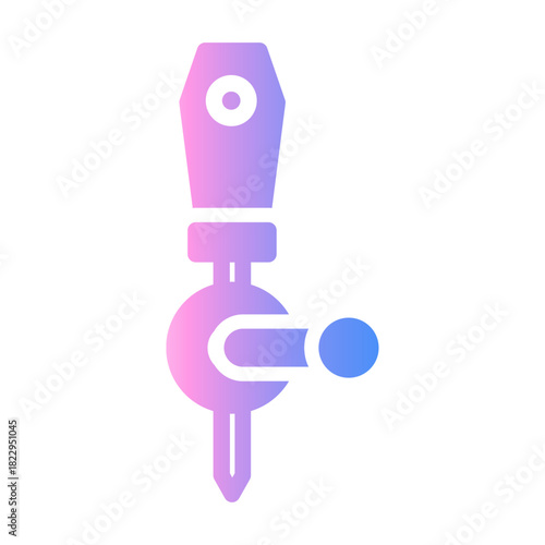 hand drill Gradient icon