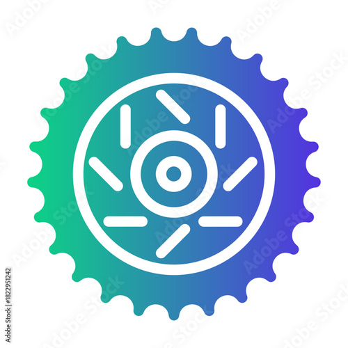 saw blade Gradient icon
