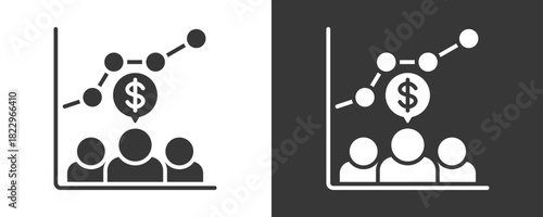 Demand Icon Set Vector Collection Isolated In Black And White