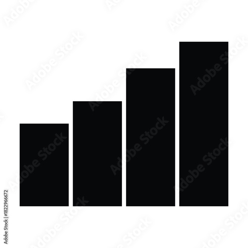 "Business Growth Bar Chart Icon"