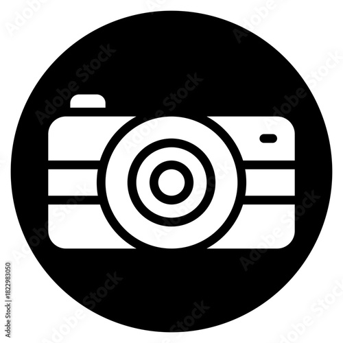 camera glyph icon
