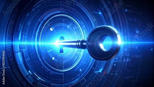 Digital Key Insertion into a Secure Cyber Space with Futuristic Elements