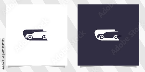 Letter C with Car Logo Design