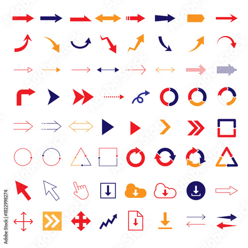 矢印アイコンセット