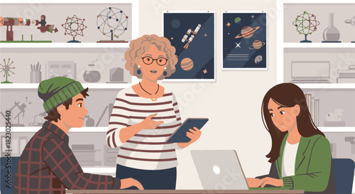 Teamwork in the Scientific Office Collaboration and Planning in a Modern Workspace