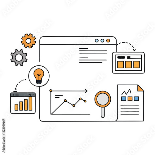 Website SEO analysis reviews keywords, content, and performance, identifying issues and opportunities. The process boosts visibility, traffic, and ranking through strategic optimization.
