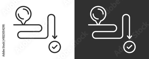 Customer Journey Icon Set Vector Collection Isolated In Black And White