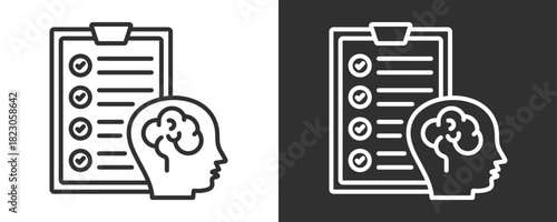 Competency Icon Set Vector Collection Isolated In Black And White